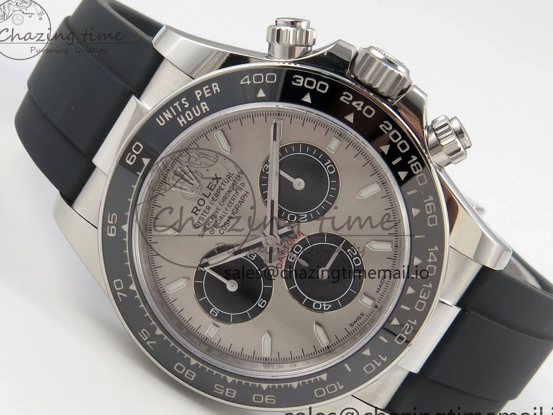 (Weighted) VS4131 V2 Dial Oysterflex 1:1 Strap Edition Black 126519 Daytona Gray on Best VSF 0515